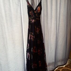 City Studio Black Floral Maxi Dress